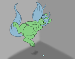 Size: 1400x1100 | Tagged: safe, artist:lurking tyger, oc, oc only, oc:jade, pony, unicorn, annoyed, crossed arms, experiment, floating, food, magic fail, solo, tea