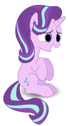 Size: 5393x10000 | Tagged: safe, artist:pontology, artist:post-it, edit, editor:pontology, starlight glimmer, g4, absurd resolution, empty eyes, female, no catchlights, simple background, smiling, solo, transparent background, vector