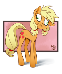 Size: 1280x1536 | Tagged: safe, artist:ponut_joe, applejack, earth pony, pony, g4, where the apple lies, :t, derp, faic, female, freckles, reaction image, silly, silly pony, solo, teenage applejack, who's a silly pony, younger