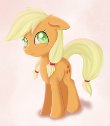 Size: 1024x1167 | Tagged: safe, artist:dusthiel, applejack, g4, where the apple lies, female, liar face, liarjack, scrunchy face, solo, teenage applejack