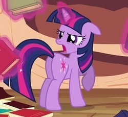 Size: 350x320 | Tagged: safe, screencap, twilight sparkle, pony, g4, secret of my excess, butt, cropped, female, mare, plot, solo