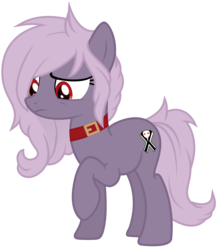 Size: 5500x6336 | Tagged: dead source, safe, artist:nevermattie, oc, oc only, oc:alephpins, earth pony, pony, absurd resolution, base used, chocci, collar, cute, cutie mark, digital art, raised hoof, sad, simple background, solo, transparent background, vector