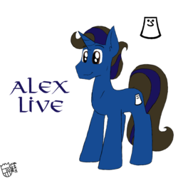 Size: 800x800 | Tagged: safe, artist:sanyo2100, oc, oc only, oc:alex live, reference sheet, solo