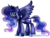 Size: 899x683 | Tagged: safe, artist:starshame, princess luna, g4, female, solo