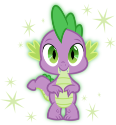 Size: 2577x2788 | Tagged: safe, artist:meganlovesangrybirds, spike, dragon, g4, baby, baby dragon, cute, fangs, green eyes, high res, looking at you, male, simple background, solo, sparkles, spikabetes, stars, transparent background, vector