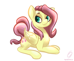 Size: 2200x1800 | Tagged: safe, artist:thegraid, fluttershy, g4, female, sketch, solo