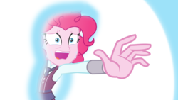 Size: 4000x2250 | Tagged: safe, artist:orin331, pinkie pie, equestria girls, g4, my little pony equestria girls: friendship games, abuse, alternate universe, clothes, clothes swap, crying, crystal prep academy uniform, crystal prep shadowbolts, dark magic, female, help me, open mouth, pinkiebuse, reaching, scared, school uniform, solo, tears of pain, uh oh, xk-class end-of-the-world scenario