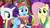 Size: 1280x720 | Tagged: safe, screencap, flutterholly, fluttershy, merry, rainbow dash, rarity, snowdash, pony, a hearth's warming tail, g4, bowtie, clothes, shirt, waistcoat