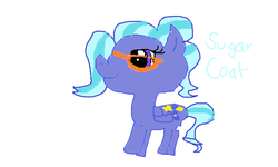 Size: 765x460 | Tagged: safe, artist:pokemongril762, sugarcoat, pony, g4, equestria girls ponified, female, ponified, solo