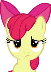 Size: 9451x13206 | Tagged: safe, artist:cyanlightning, apple bloom, g4, .svg available, absurd resolution, female, simple background, solo, transparent background, vector