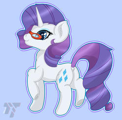 Size: 2733x2703 | Tagged: safe, artist:nexcoyotlgt, rarity, g4, female, glasses, high res, solo