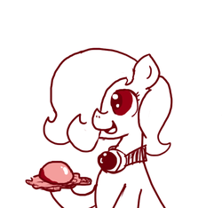 Size: 640x600 | Tagged: safe, artist:ficficponyfic, oc, oc only, oc:emerald jewel, earth pony, pony, colt quest, amulet, bust, child, colored pupils, colt, concerned, foal, food, hair over one eye, honey, hoof hold, male, monochrome, open mouth, plot twist, simple background, smiling, solo, story included, talking, white background
