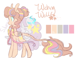 Size: 1024x781 | Tagged: safe, artist:silverknight27, oc, oc only, oc:wishing well, pegasus, pony, neck bow, reference sheet, simple background, solo, transparent background