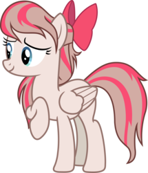 Size: 8149x9471 | Tagged: dead source, safe, artist:pink1ejack, angel wings, pegasus, pony, g4, top bolt, absurd resolution, bow, cute, female, hair bow, make a wish, make a wish foundation, mare, raised hoof, simple background, smiling, solo, transparent background, vector