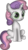 Size: 609x1080 | Tagged: safe, artist:iknowpony, sweetie belle, pony, unicorn, g4, hearts and hooves day (episode), my little pony: friendship is magic, female, filly, foal, hearts and hooves day, hooves, horn, simple background, sitting, smiling, solo, transparent background, vector