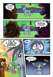 Size: 1280x1871 | Tagged: safe, artist:kazziepones, artist:ketirz, oc, oc only, oc:lonely hooves, comic:lonely hooves, comic, glasses