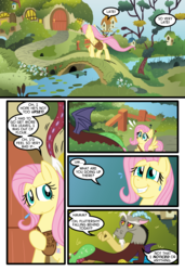 Size: 1024x1497 | Tagged: safe, artist:kazziepones, artist:ketirz, discord, fluttershy, comic:lonely hooves, g4, comic