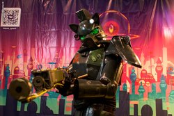 Size: 1024x683 | Tagged: safe, oc, oc only, oc:steelhooves, human, fallout equestria, 2016, clothes, cosplay, costume, irl, irl human, photo, rubronycon, solo