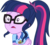 Size: 7000x6238 | Tagged: safe, artist:luckreza8, sci-twi, twilight sparkle, equestria girls, g4, my little pony equestria girls: legend of everfree, absurd resolution, camp everfree logo, camp everfree outfits, clothes, crossed arms, female, glasses, open mouth, simple background, solo, transparent background, vector