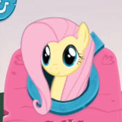 Size: 250x250 | Tagged: safe, fluttershy, pony, g4, animated, blushing, cute, daaaaaaaaaaaw, female, gif, hnnng, mare, puzzle party, shyabetes, smiling, solo, weapons-grade cute