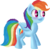 Size: 1497x1473 | Tagged: safe, artist:brok-enwings, rainbow dash, pony, g4, blushing, female, simple background, solo, transparent background