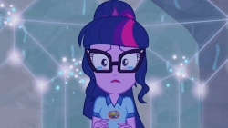 Size: 640x360 | Tagged: safe, screencap, sci-twi, twilight sparkle, equestria girls, g4, my little pony equestria girls: legend of everfree, animated, crying, female, gif, solo