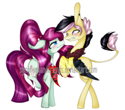Size: 1633x1440 | Tagged: safe, artist:symphstudio, oc, oc only, earth pony, pegasus, pony, simple background, transparent background, watermark