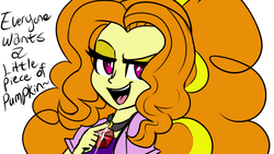 Size: 900x506 | Tagged: dead source, safe, artist:wubcakeva, adagio dazzle, equestria girls, g4, my little pony equestria girls: rainbow rocks, dialogue, female, looking at you, solo, temptation
