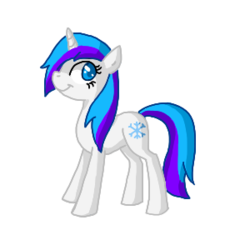 Size: 300x300 | Tagged: safe, artist:lilianadarkwinds, oc, oc only, oc:icy shimmer, pony, unicorn, commission, simple background, solo, transparent background