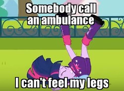 Size: 494x364 | Tagged: safe, edit, edited screencap, screencap, twilight sparkle, equestria girls, g4, clothes, female, image macro, meme, skirt, solo