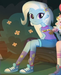 Size: 617x752 | Tagged: safe, edit, edited screencap, screencap, trixie, equestria girls, g4, my little pony equestria girls: legend of everfree, clothes, converse, cropped, cute, diatrixes, inverted mouth, shoes, sneakers