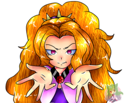 Size: 441x360 | Tagged: safe, artist:eshtinayt, adagio dazzle, equestria girls, g4, female, reaching, solo, watermark