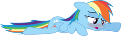 Size: 6218x1862 | Tagged: safe, artist:riq12138, rainbow dash, pegasus, pony, g4, blushing, drunk, female, mare, simple background, solo, transparent background, vector