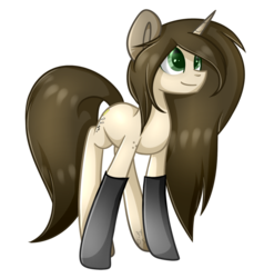 Size: 1024x1076 | Tagged: safe, artist:despotshy, oc, oc only, pony, unicorn, clothes, latex socks, simple background, socks, solo, transparent background