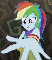 Size: 583x674 | Tagged: safe, screencap, rainbow dash, equestria girls, g4, my little pony equestria girls: legend of everfree, camp fashion show outfit, female, outfit catalog, solo