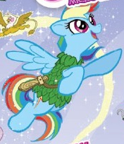 Size: 176x203 | Tagged: safe, idw, gilda, rainbow dash, griffon, g4, spoiler:comic, clothes, costume, outfit catalog, peter pan, tinkerbell