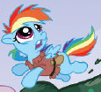 Size: 115x104 | Tagged: safe, idw, rainbow dash, g4, spoiler:comic, clothes, costume, female, jack and the beanstalk, outfit catalog, solo