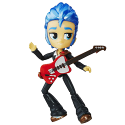Size: 458x458 | Tagged: safe, flash sentry, equestria girls, g4, brad, doll, equestria girls minis, guitar, male, simple background, solo, toy, transparent background, vector