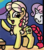 Size: 326x374 | Tagged: safe, idw, apple bloom, granny smith, sweetie belle, g4, spoiler:comic, spoiler:comic31, disguise, outfit catalog