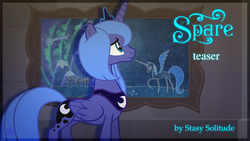 Size: 1920x1080 | Tagged: safe, artist:stasysolitude, princess luna, alicorn, g4, female, mare, painting, picture, s1 luna, show accurate, solo