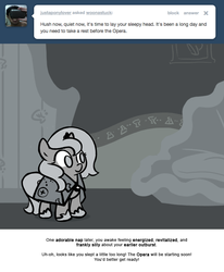 Size: 666x809 | Tagged: safe, artist:egophiliac, princess luna, moonstuck, g4, cartographer's cloak, female, filly, monochrome, solo, woona, younger
