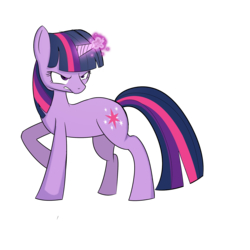 Size: 2000x2000 | Tagged: safe, artist:gabrieldltc, twilight sparkle, pony, unicorn, g4, angry, female, high res, magic, mare, simple background, solo, transparent background, unicorn twilight