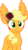 Size: 1800x3159 | Tagged: safe, alternate version, artist:arifproject, applejack, monster pony, original species, tatzlpony, g4, cute, female, flower, flower in hair, impossibly large ears, simple background, smirk, smirk pone collection, solo, species swap, style emulation, tatzlbetes, tatzljack, transparent background, vector