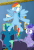 Size: 340x495 | Tagged: safe, screencap, blaze, fleetfoot, hyacinth dawn, lightning streak, rainbow dash, sky stinger, spitfire, pegasus, pony, g4, top bolt, animated, female, flailing, flying, gif, loop, male, mare, stallion