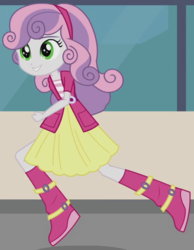 Size: 563x727 | Tagged: safe, screencap, sweetie belle, equestria girls, g4, my little pony equestria girls: rainbow rocks, animation error, female, outfit catalog, solo