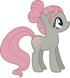 Size: 660x732 | Tagged: safe, artist:cloudy glow, snuzzle, earth pony, pony, g1, g4, female, g1 to g4, generation leap, mare, simple background, solo, transparent background, vector