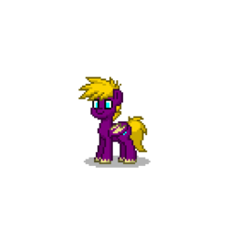 Size: 400x400 | Tagged: safe, pony, pony town, ponified, solo, spyro the dragon, spyro the dragon (series)