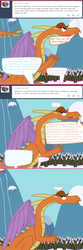 Size: 800x2400 | Tagged: safe, artist:kendell2, whimsey weatherbe, ask twilight and copycat, g3, g3.5, ask, tumblr