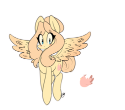 Size: 1024x895 | Tagged: safe, artist:silverknight27, oc, oc only, oc:cozy feathers, pegasus, pony, solo
