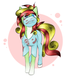 Size: 1672x1831 | Tagged: safe, artist:marsminer, oc, oc only, oc:mango tango, pony, clothes, costume, doctor, mask, solo, surgical mask